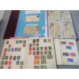 All world collection in two small albums, selection of mint and used 1937 Coronation stamps in
