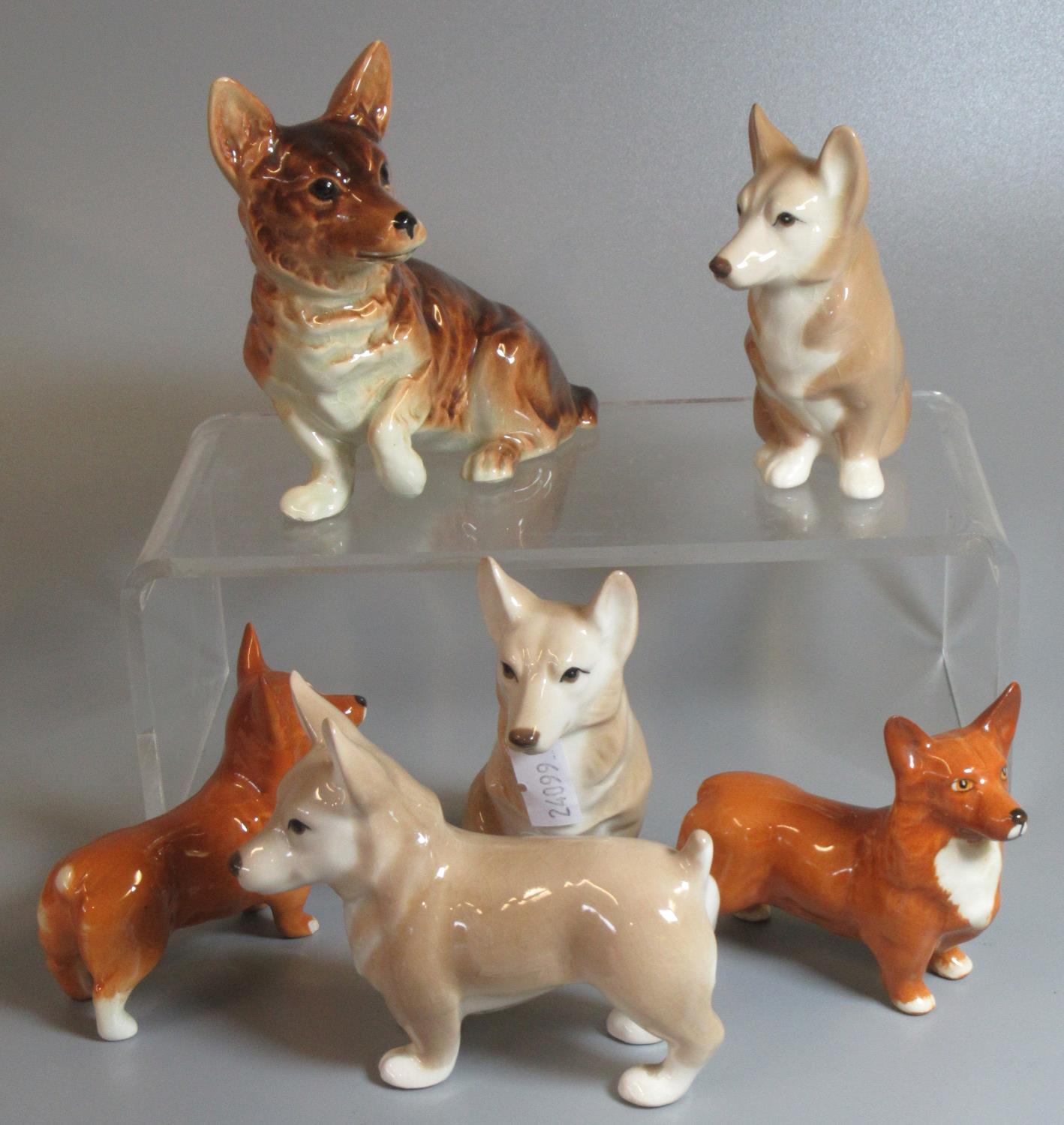 Collection of Corgi dog figurines, Beswick etc. (6) (B.P. 21% + VAT)