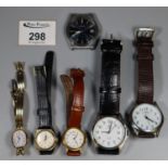 Group of modern ladies and gent's wristwatches to include; a Seiko quartz steel gent's watch etc. (