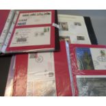 All world collection in three albums stamps covers and cards all on the theme of military and