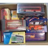 Box containing assorted Corgi diecast model vehicles all in original boxes to include; Cadbury's