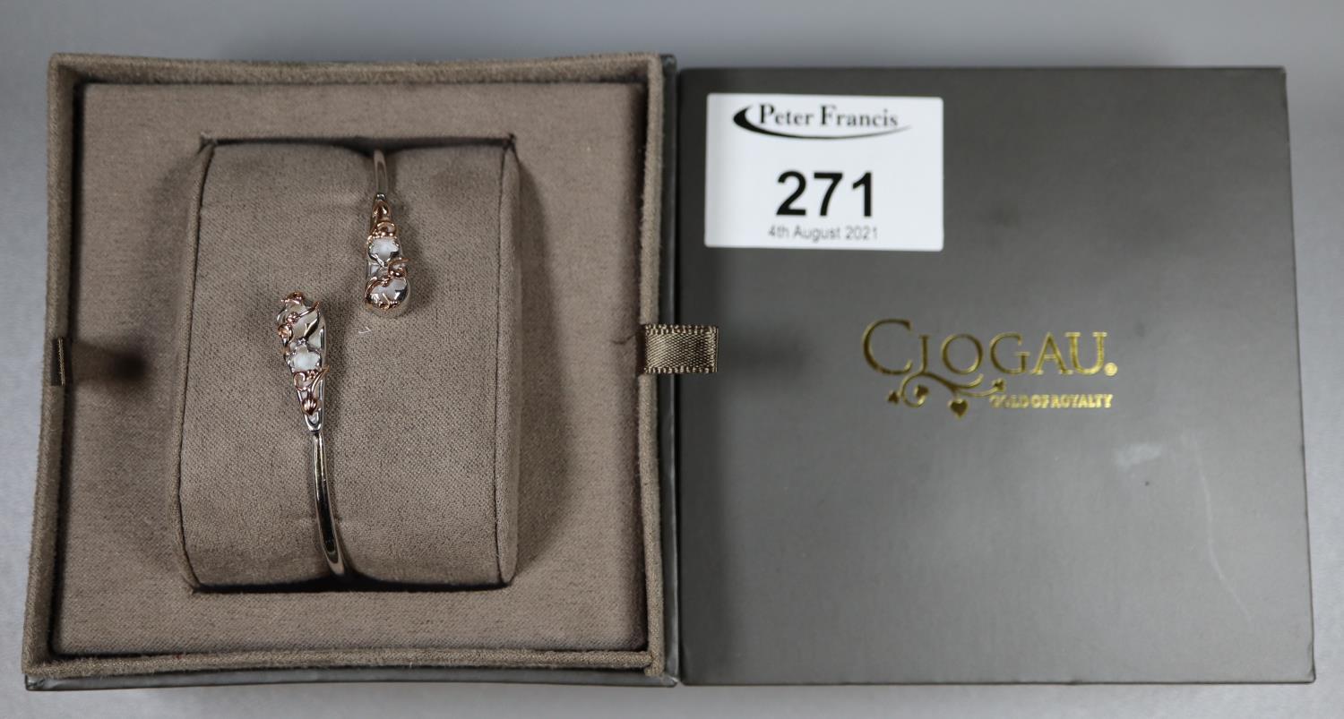 Clogau silver, ?Tudor Court? bangle. (B.P. 21% + VAT)