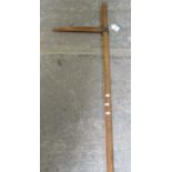 Vintage wooden height gauge ruler. (B.P. 21% + VAT)