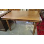Art Nouveau style oak extending dining table by 'Sherry' (modern). (B.P. 21% + VAT)