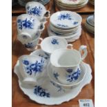 21 piece Royal Albert bone china 'Connoisseur' teaset. (B.P. 21% + VAT)