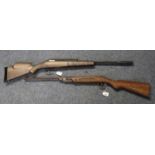 Beeman .177 'Silver Bear' break action air rifle, and a vintage Diana .177 break action air