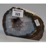 Natural crystal geode, Mexican coconut. (B.P. 21% + VAT)