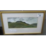 Elizabeth Thomas (20th Century Welsh), 'Cadair Idris', unsigned, acrylics. Framed and glazed. (B.