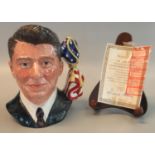 Royal Doulton character jug, 'The President's Signature Edition 1984 Presidential Election, Ronald