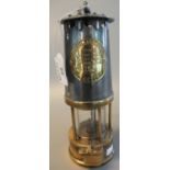 Protector Lamp & Lighting Co Ltd original used brass miner's safety lamp. (B.P. 21% + VAT)