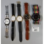 Bag of assorted watches to particularly include Swatch and Zeitner Arctica. (B.P. 21% + VAT)