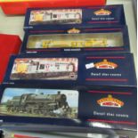 Collection of Bachmann branch-line scale 1:76 boxed model railway items to include WD Austerity