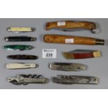 Box of assorted vintage and other penknives and similar bladed items. (B.P. 21% + VAT)
