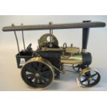 Decorative brass model of a steam traction engine. (B.P. 21% + VAT)