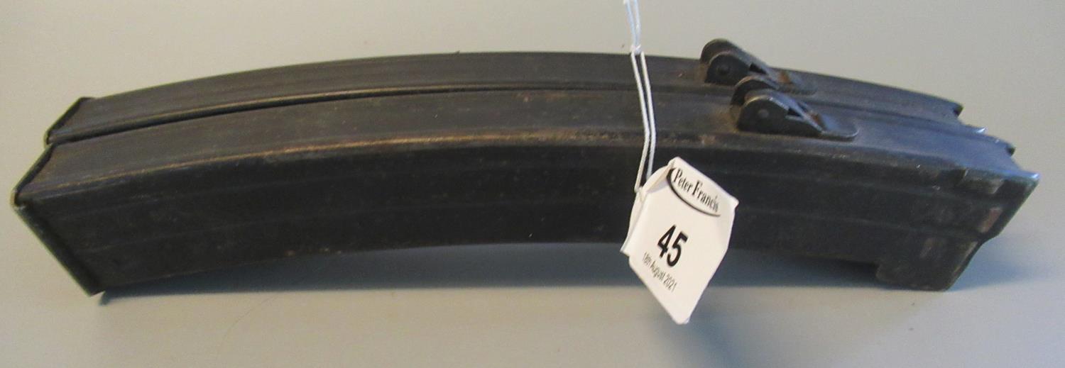 Pair of Sterling 9mm submachine gun magazines, probably 1950's. 24cm long approx. (2) (B.P. 21% +