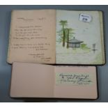 Autograph album to include singers from the 1950's to include Australian jazz band 'The Merseyside