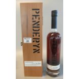 Penderyn Sherrywood limited edition single malt Welsh whisky, limited edition of 200 bottles,