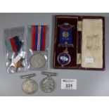 Assorted medals and jewels to include; Royal Ancient Order of Buffaloes silver and enamel medal,