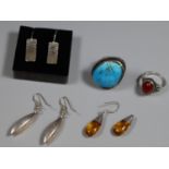 Collection of silver and white metal jewellery. (B.P. 21% + VAT)