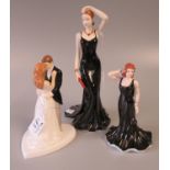 Royal Doulton bone china figure group 'Pretty Ladies, our Wedding Day', together with another