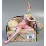 Kevin Francis bone china figurine 'La Femme Fatale' modelled by Andy Moss, limited edition of 664/