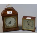 Elliott 18th Century design modern bracket clock marked 'Swansea Goldsmiths', together with