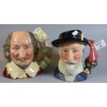 Royal Doulton Classics character jug of the year 1999 'William Shakespeare' D7136, together with