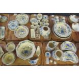 Large collection of Mason's Ironstone 'Regency' design coffee and dinnerware items to include;