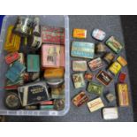 Large collection of late 19th/early 20th Century tobacco and cigarette tins, many offset lithography