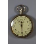 Military open faced pocket watch marked A.M6B/221. (B.P. 21% + VAT)
