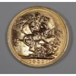 Gold full sovereign dated 1900. (B.P. 21% + VAT)