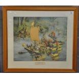 After Margaret W Tarrant, 'A pleasure trip', coloured print, signed by the artist in the plate, 45 x