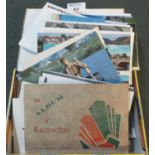 Postcards, selection of modern Carmarthen cards in cigar box. 120+ cards. (B.P. 21% + VAT)