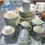 Tray of German porcelain coffee and dinnerware items marked 'Thomas, Germany' to include; coffee