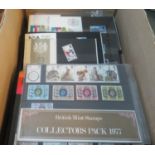 Great Britain collection of Presentation Packs, collector packs and souvenir packs. 1970's and