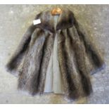 A vintage raccoon fur jacket. (B.P. 21% + VAT)
