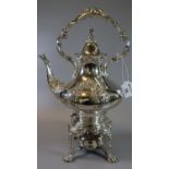 Reed & Barton silver plated spirit kettle on stand. (B.P. 21% + VAT)