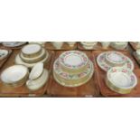 Two trays of Royal Worcester 'Royal Garden' fine bone china to include: seven place settings of