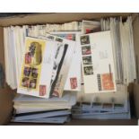 Great Britain large collection of first day cover in box 1980's to 2020 period commemoratives and