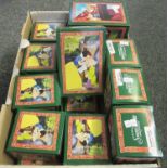 Large collection of Royal Doulton Snow White and the Seven Dwarfs figurines in original boxes. (B.P.