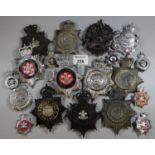 Collection of police badges to include Cardiff City Police, Gwynedd Constabulary, Flintshire