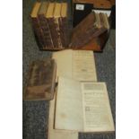 Eight volumes of 'Clarissa or the History of a Young Lady', Samuel Richardson (originally