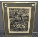 Lesley Jones, Gethsemane, limited edition monochrome print 15/30, signed in pencil by the artist. 45