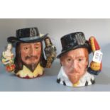Royal Doulton classics King James I character jug D7181 limited edition of 138/1000, together with