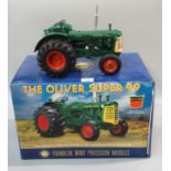 Franklin Mint Diecast metal model of the Legendary Oliver Super 99 diesel tractor in original