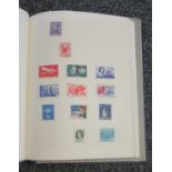 Australia and India mint and used selection of stamps in blue album, early to 1970. (B.P. 21% + VAT)