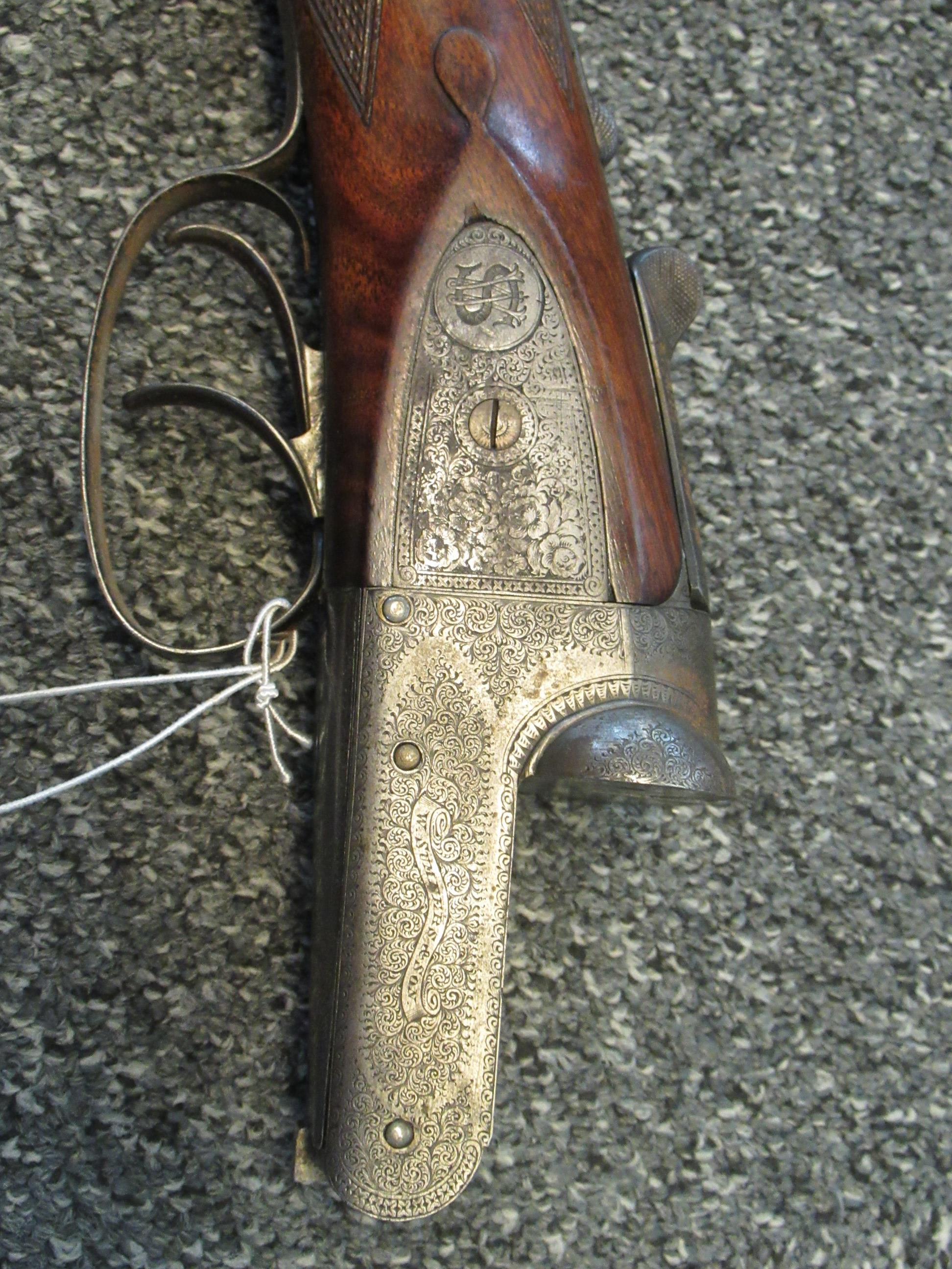 W Sumner & sons/T Wild 12 bore double barrelled box lock shotgun with 28" barrels, double - Image 9 of 24