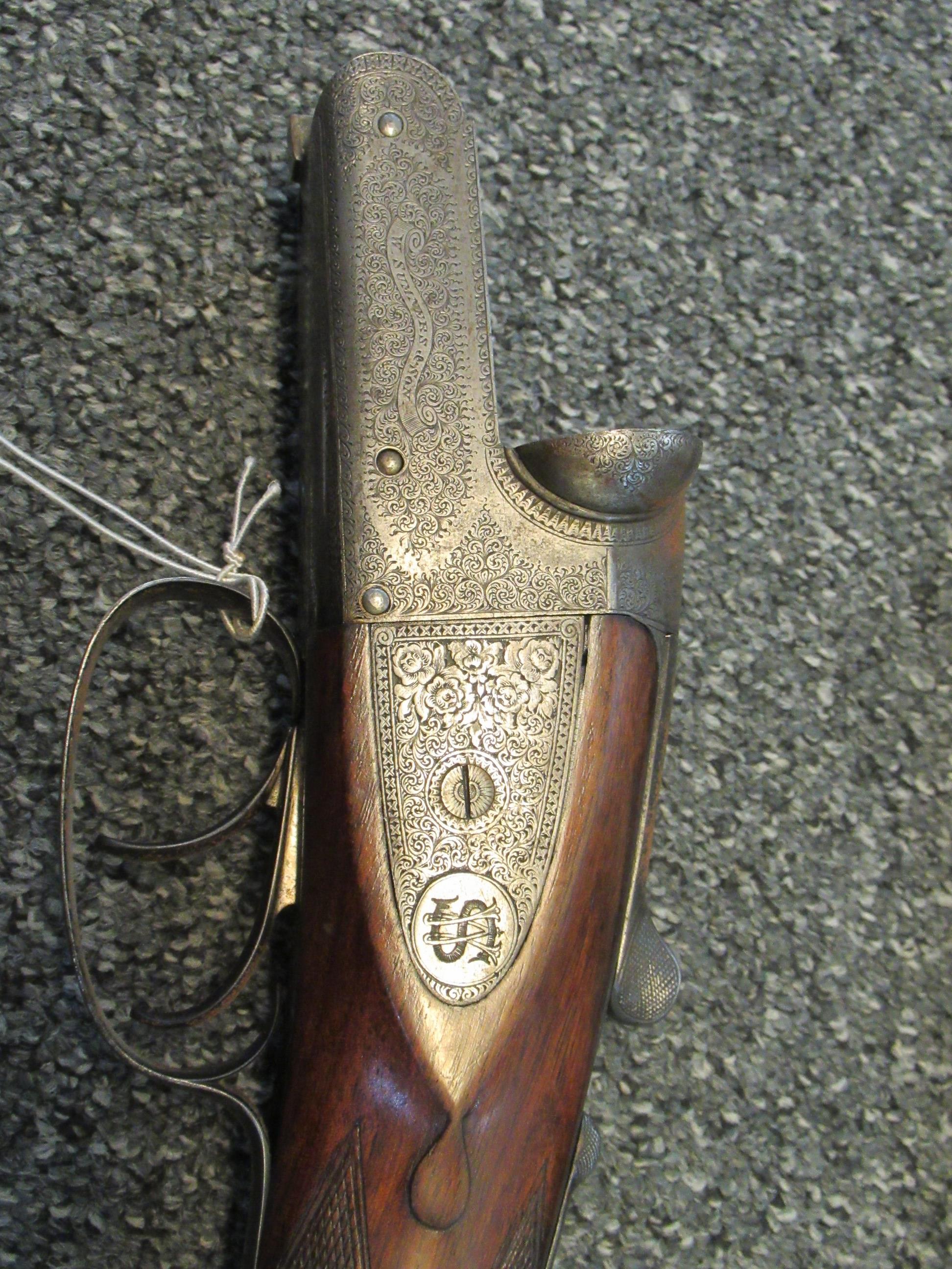 W Sumner & sons/T Wild 12 bore double barrelled box lock shotgun with 28" barrels, double - Image 10 of 24