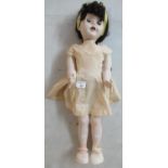 Mid Century Pedigree doll in fitted clothing. (B.P. 21% + VAT)