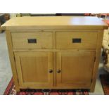 Modern pale oak sideboard. (B.P. 21% + VAT)